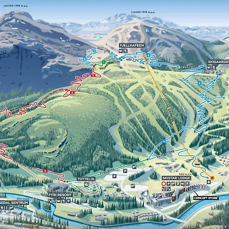 度假居 Brand New House Close 2 Skiresort 海姆瑟达尔